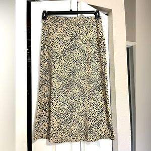 Tyche leopard print skirt. Size S